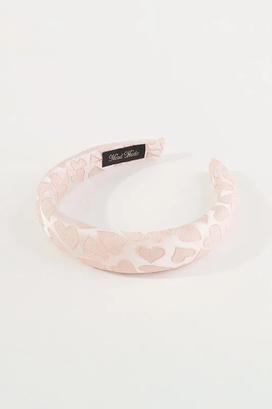 3D Heart Light Padded Headband