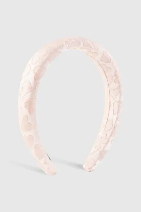 3D Heart Light Padded Headband