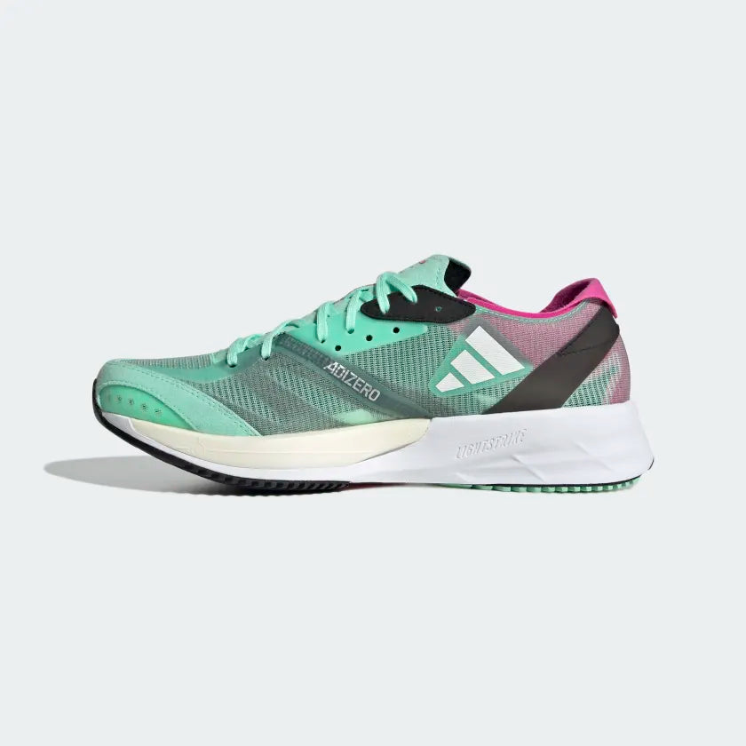 Adidas Adizero Adios 7 Women Running Shoes - Pulse Mint/Silver Metallic/Core Black