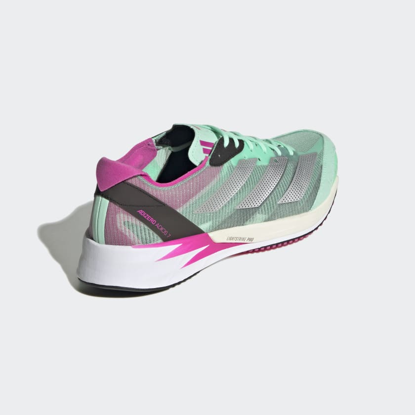 Adidas Adizero Adios 7 Women Running Shoes - Pulse Mint/Silver Metallic/Core Black