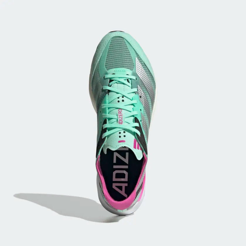 Adidas Adizero Adios 7 Women Running Shoes - Pulse Mint/Silver Metallic/Core Black