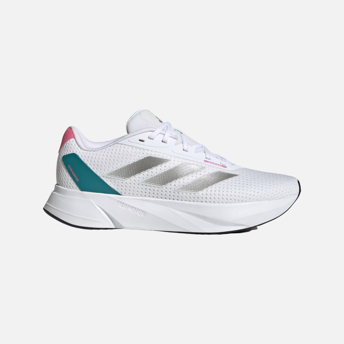 Adidas Duramo SL Women's Running Shoes -Cloud White/Night Metallic/Pink Fusion