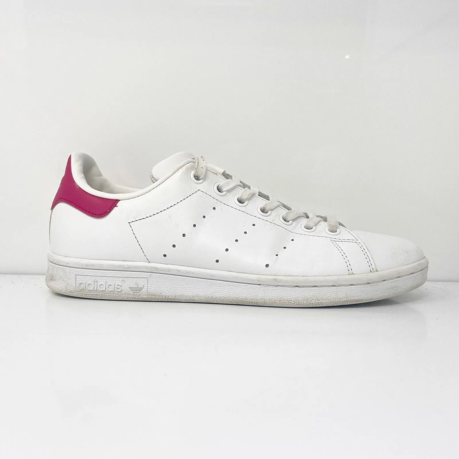 Adidas Girls Stan Smith B32703 White Casual Shoes Sneakers Size 7