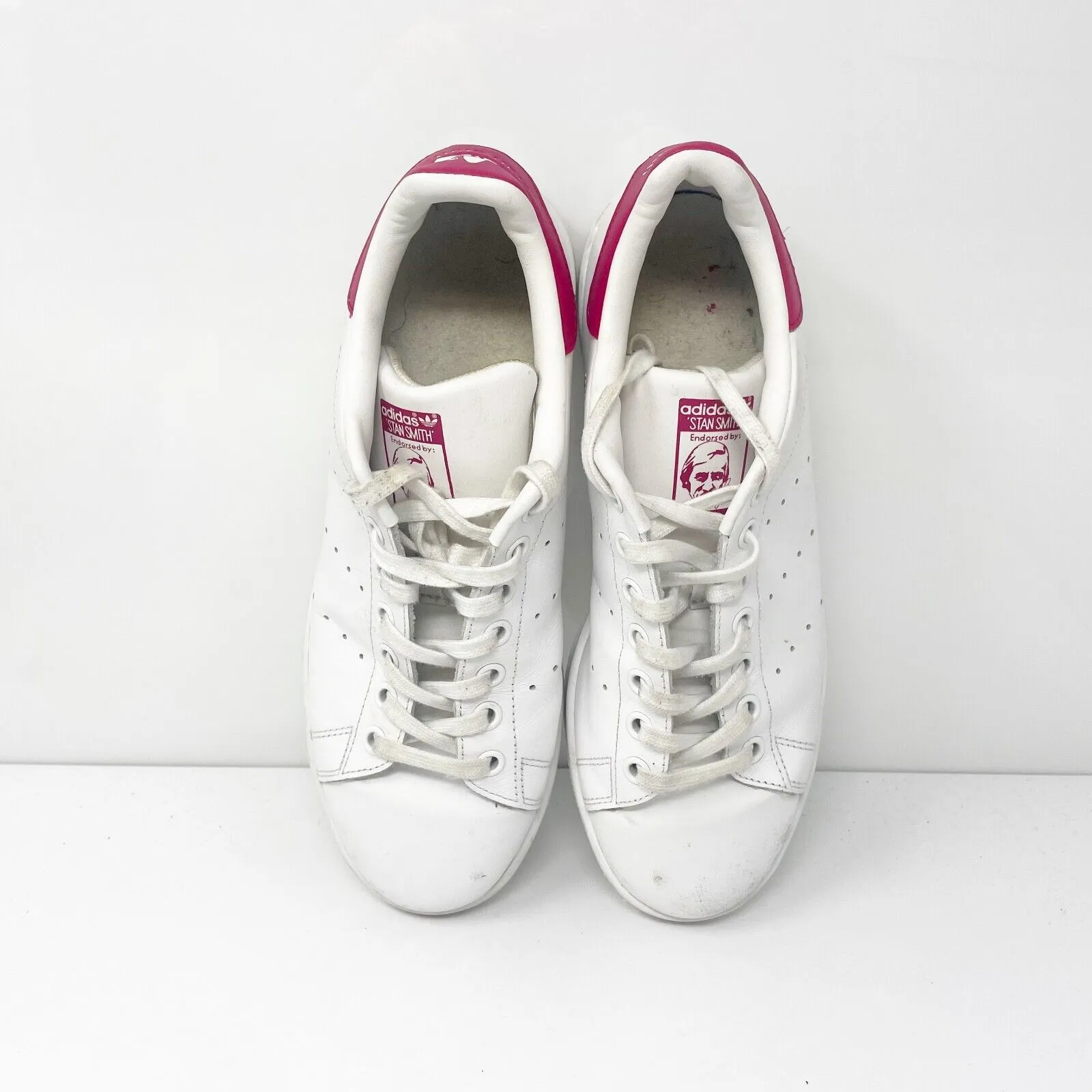 Adidas Girls Stan Smith B32703 White Casual Shoes Sneakers Size 7