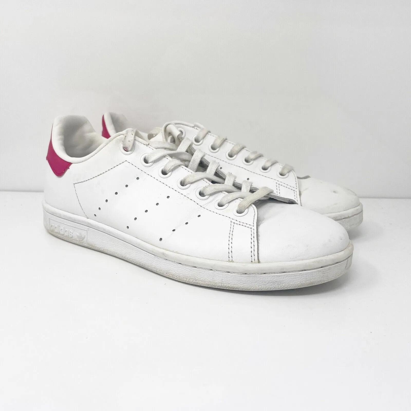 Adidas Girls Stan Smith B32703 White Casual Shoes Sneakers Size 7