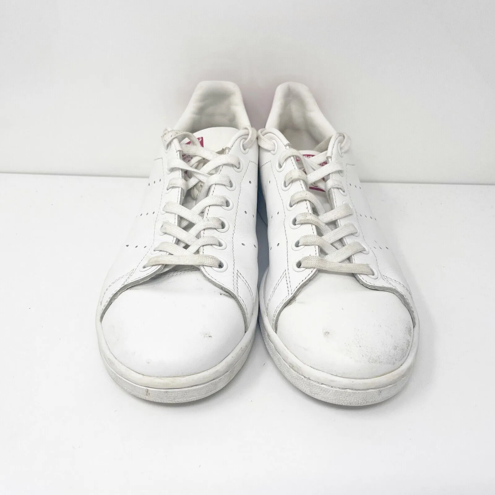 Adidas Girls Stan Smith B32703 White Casual Shoes Sneakers Size 7