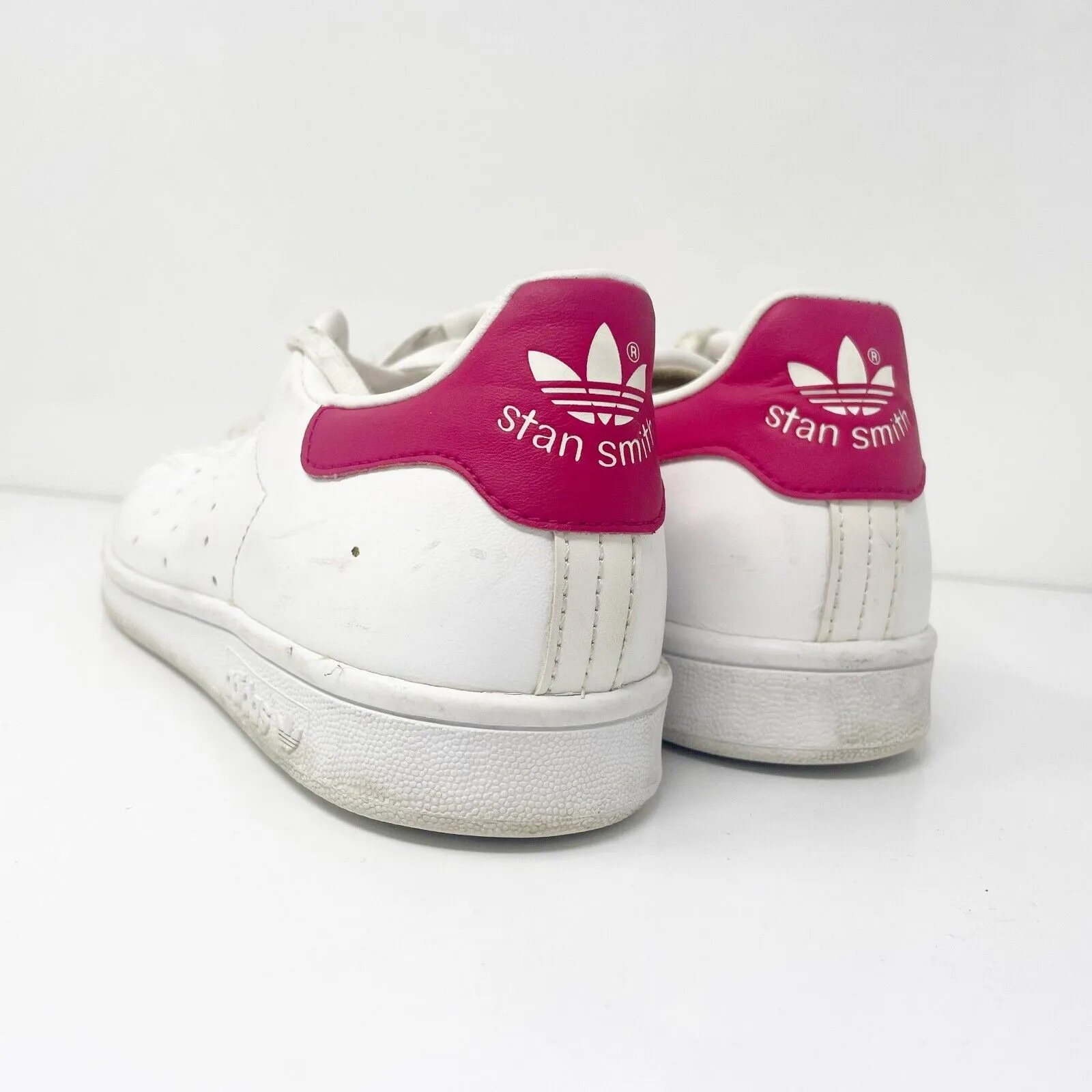 Adidas Girls Stan Smith B32703 White Casual Shoes Sneakers Size 7