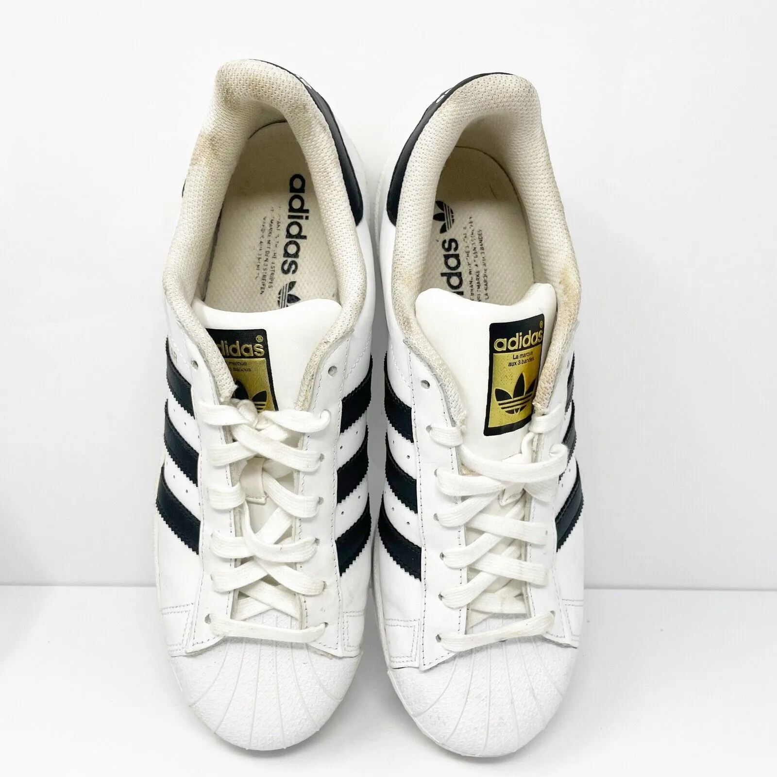 Adidas Mens Superstar C77124 White Casual Shoes Sneakers Size 8.5