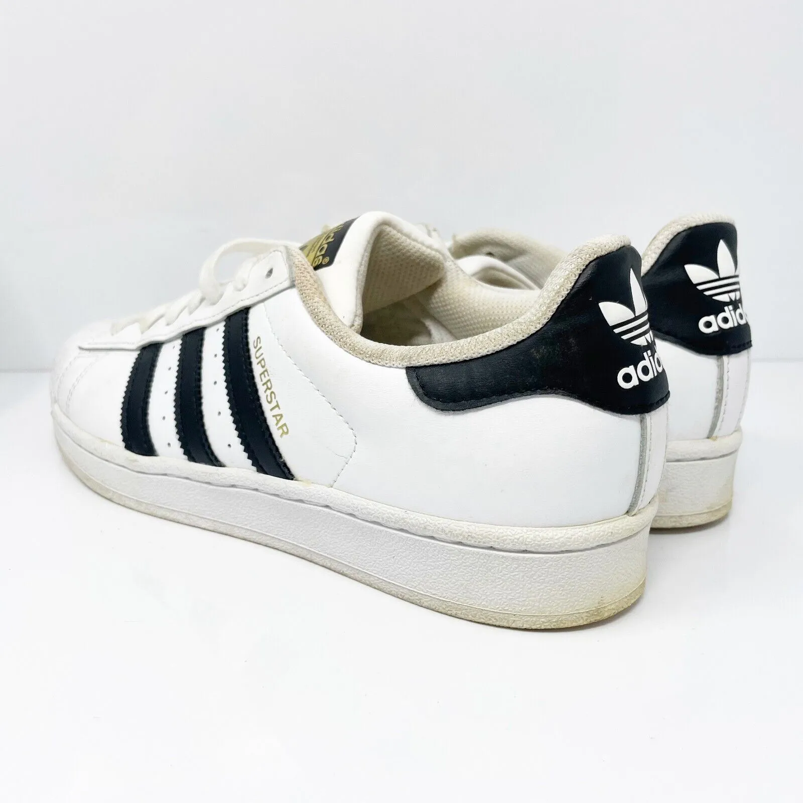 Adidas Mens Superstar C77124 White Casual Shoes Sneakers Size 8.5