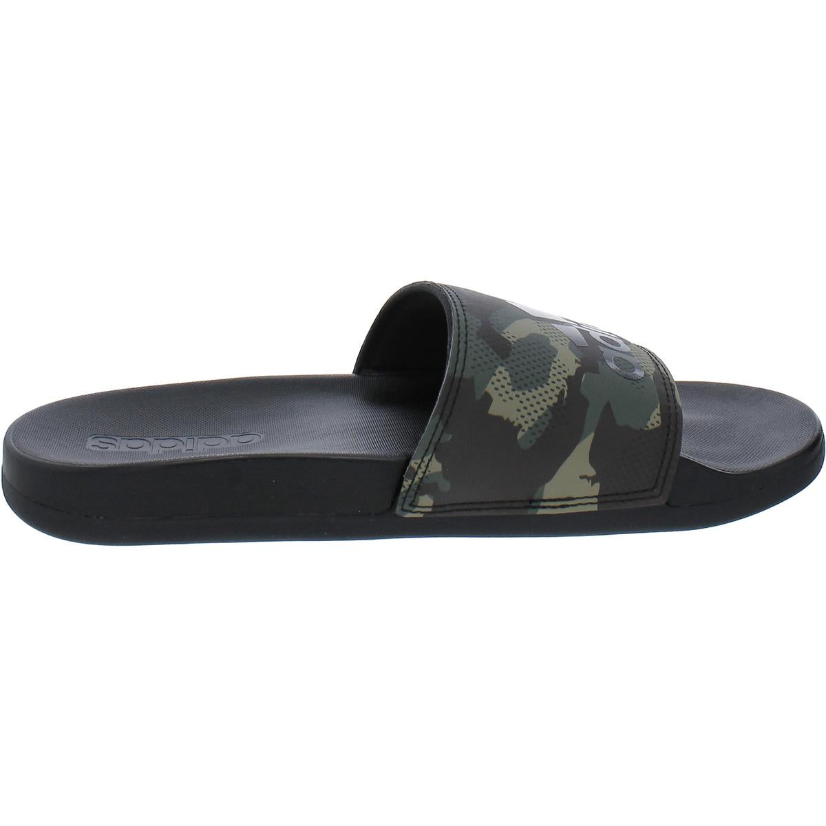 Adidas Womens Adilette Comfort Camoflage Slip On Pool Slides