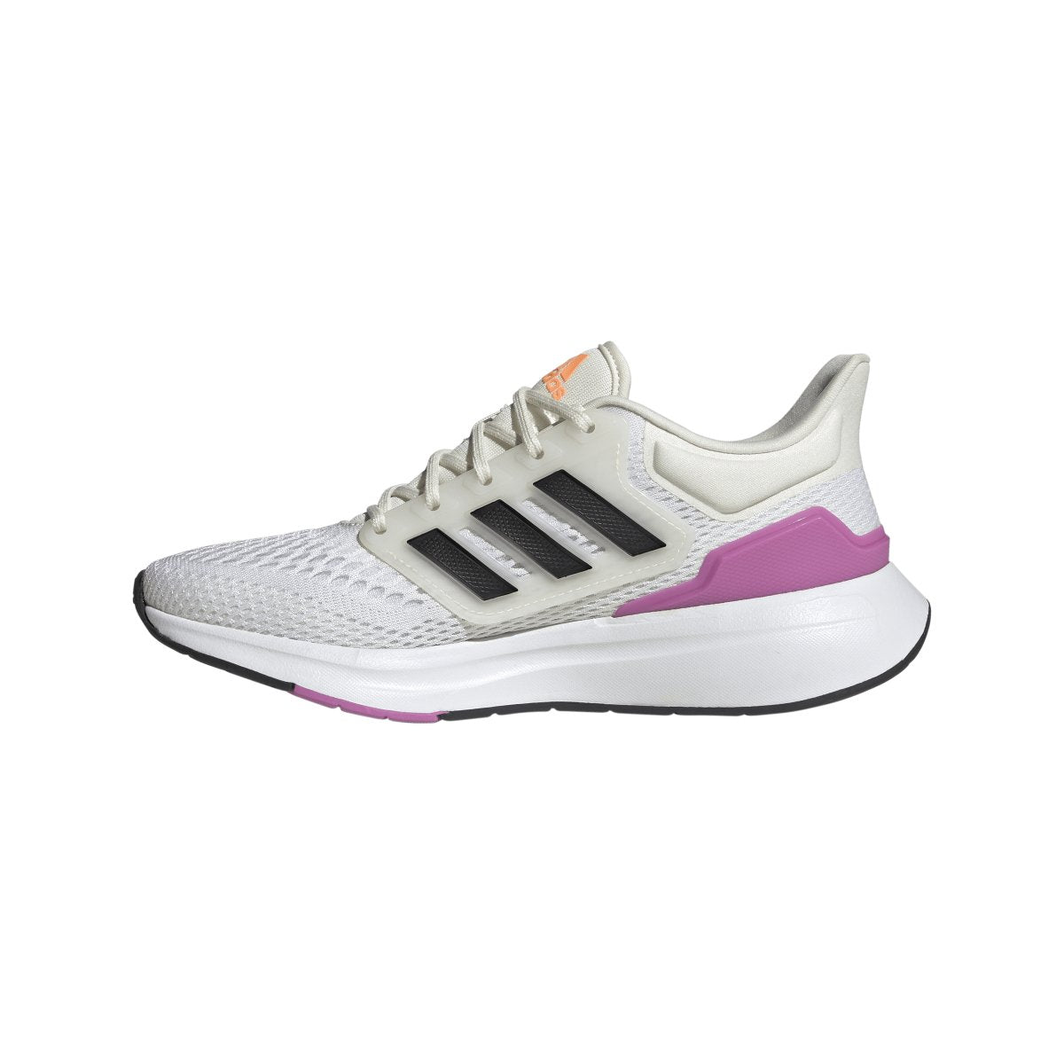 ADIDAS WOMEN'S EQ21 RUN WHITE/LILAC SHOES