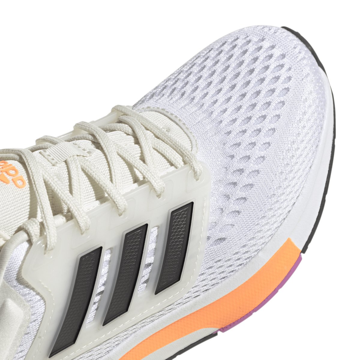 ADIDAS WOMEN'S EQ21 RUN WHITE/LILAC SHOES