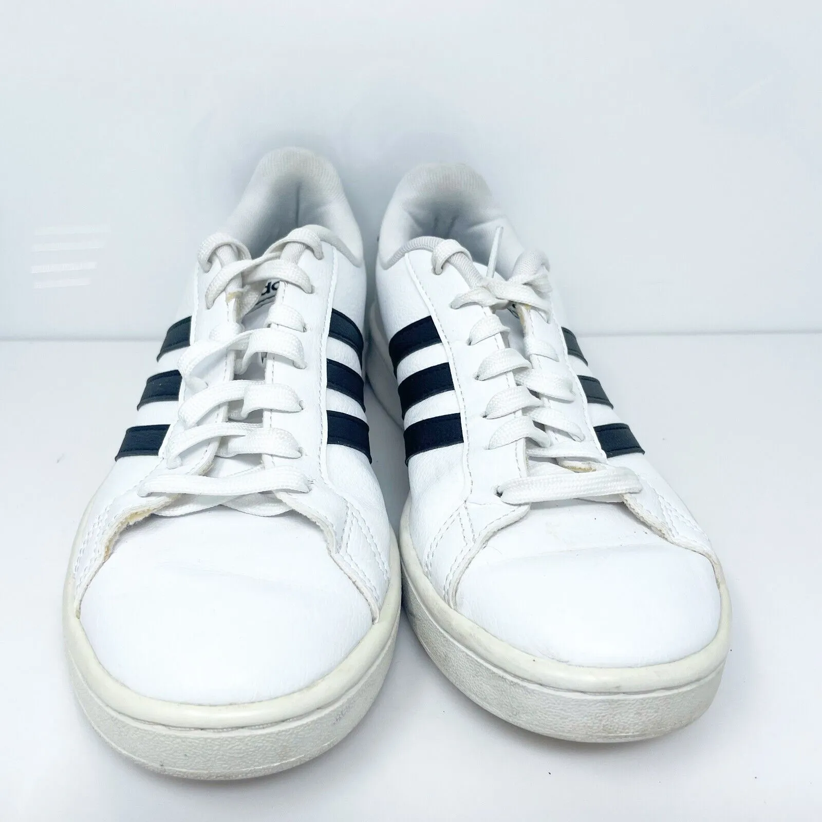 Adidas Womens Grand Court F36483 White Casual Shoes Sneakers Size 8