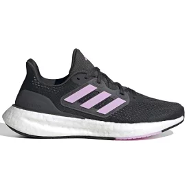 ADIDAS WOMEN'S PUREBOOST 23 BLACK/PURPLE SHOES