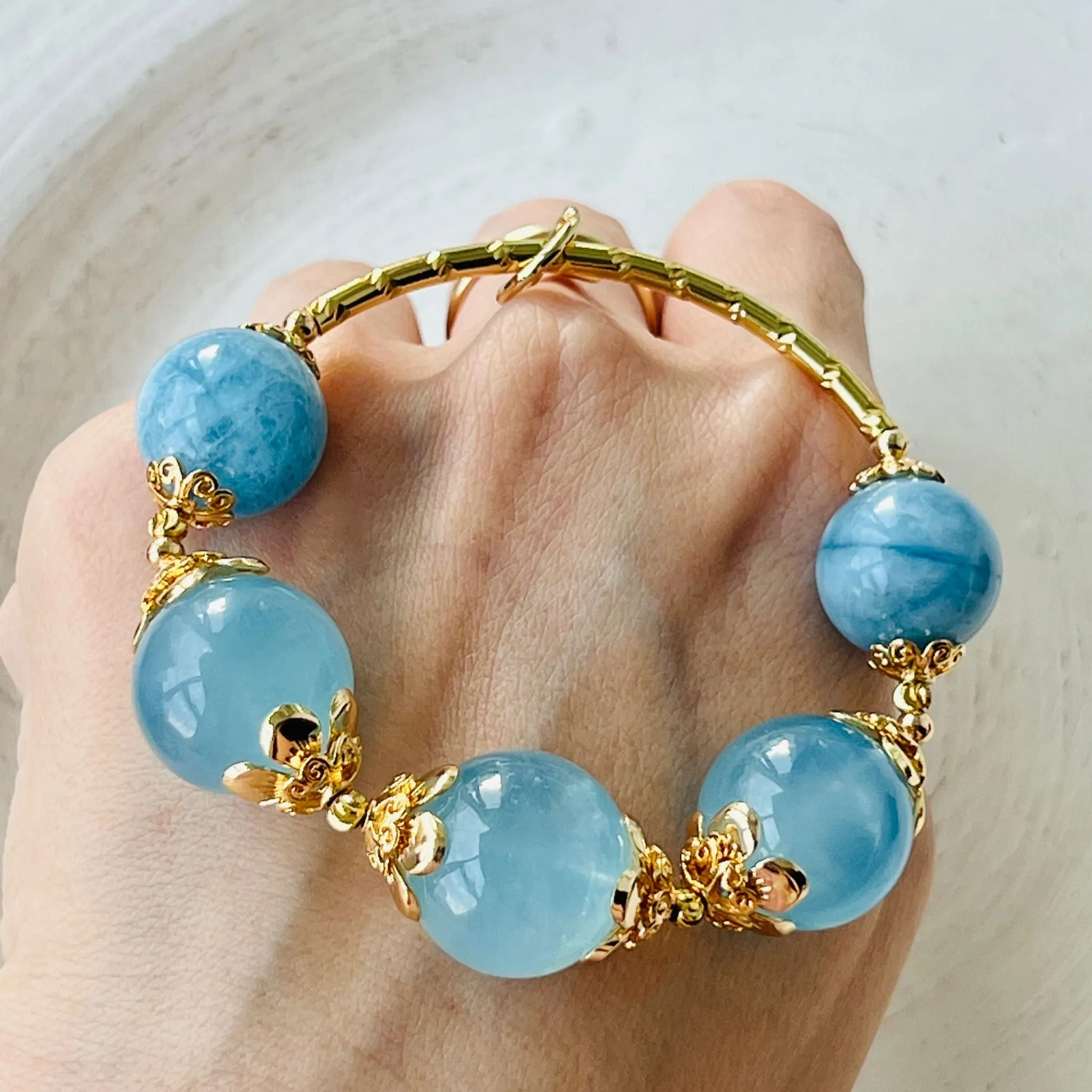 Aquamarine Supreme Diadem Bracelet