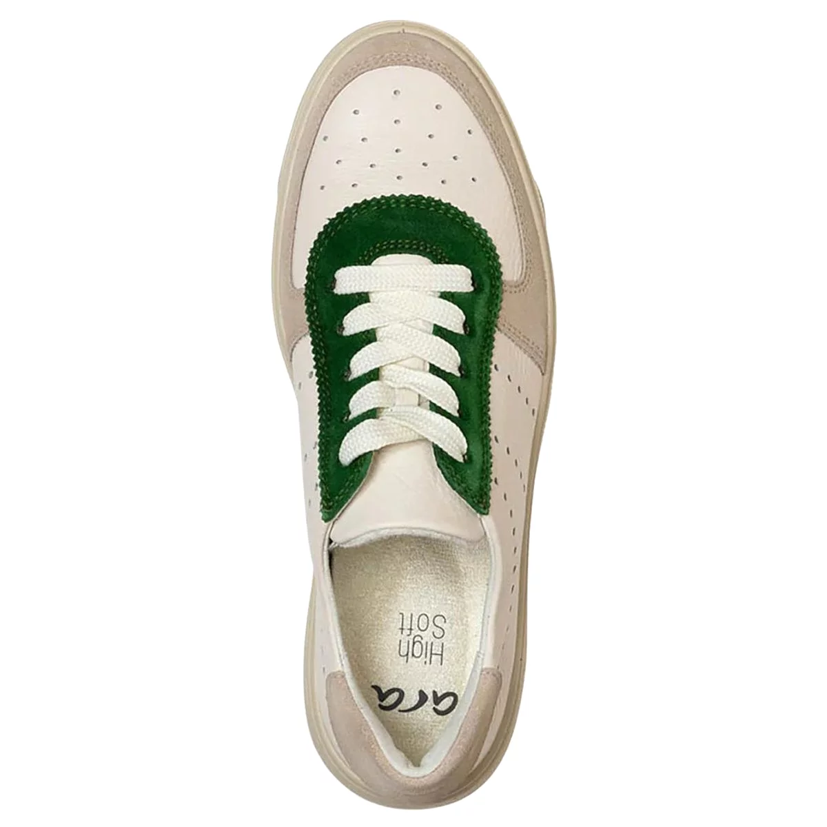 Ara Women's Calgary White/Cream/Green