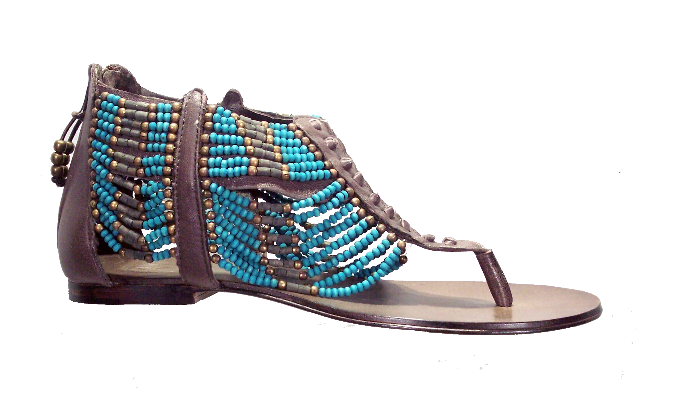 ASH Women's •Molly• Hand Beaded Sandal