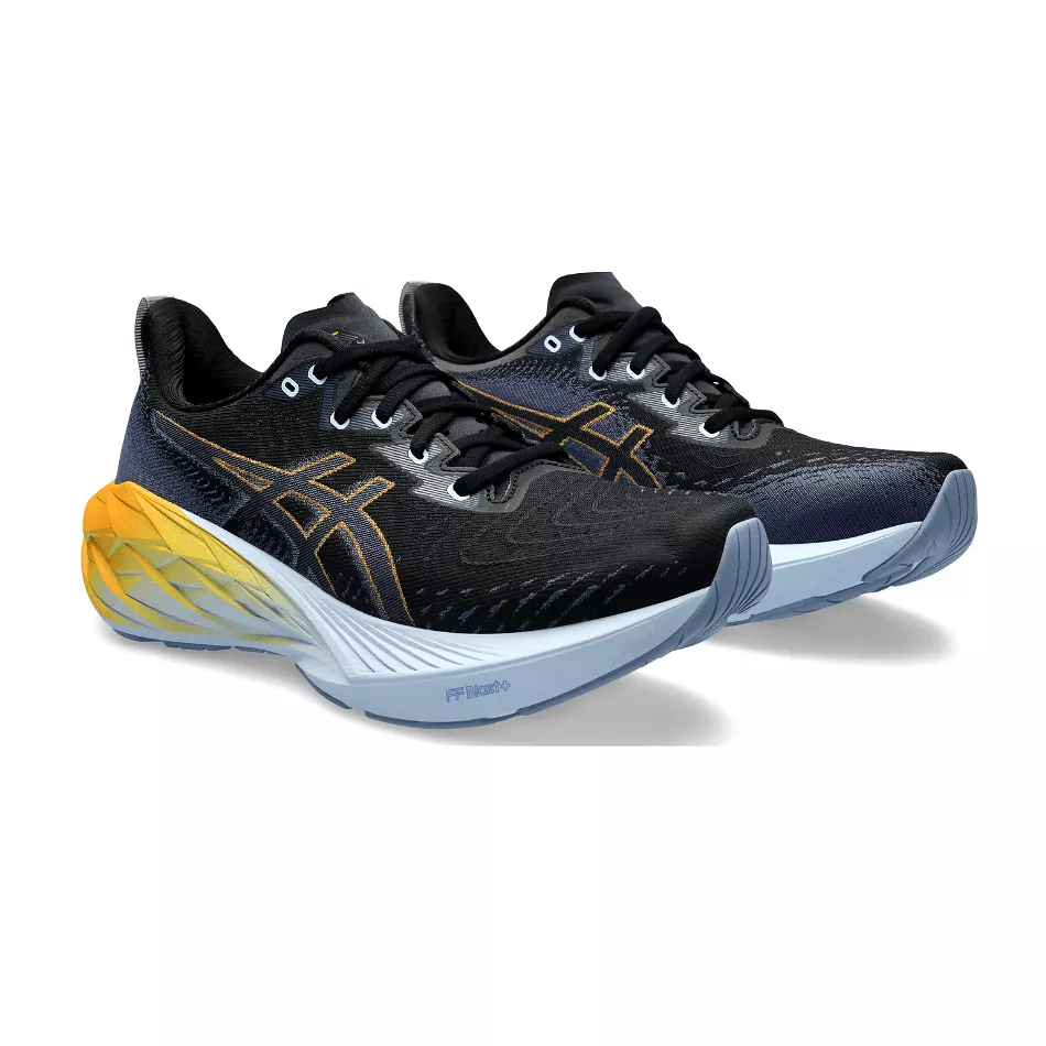 Asics Novablast 4 Men's Running Shoes SS24 Black / Thunder Blue