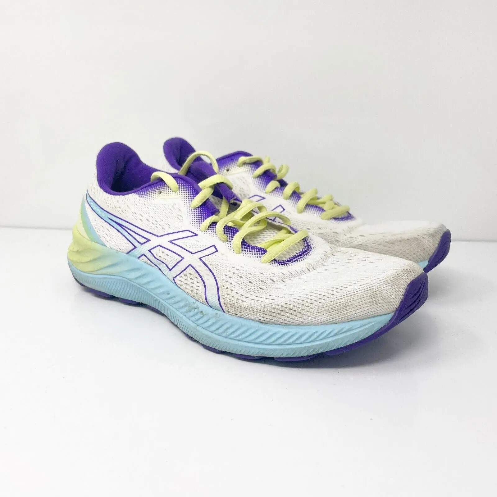 Asics Womens Gel Excite 8 1012B214 White Running Shoes Sneakers Size 8