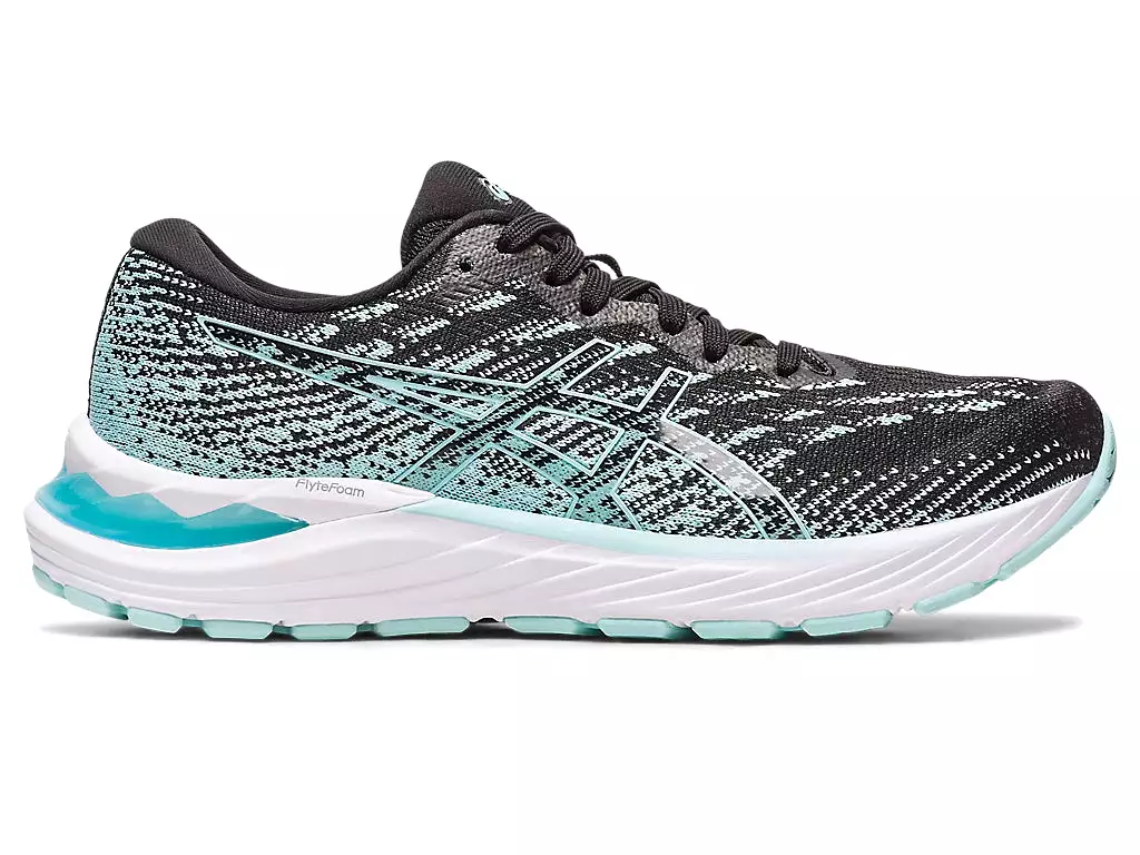 ASICS Women's GEL-STRATUS 3 KNIT (Black/Clear Blue)