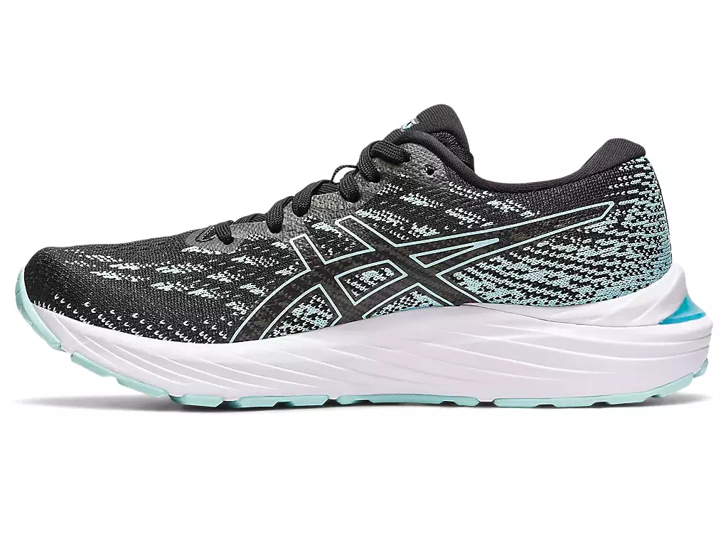 ASICS Women's GEL-STRATUS 3 KNIT (Black/Clear Blue)