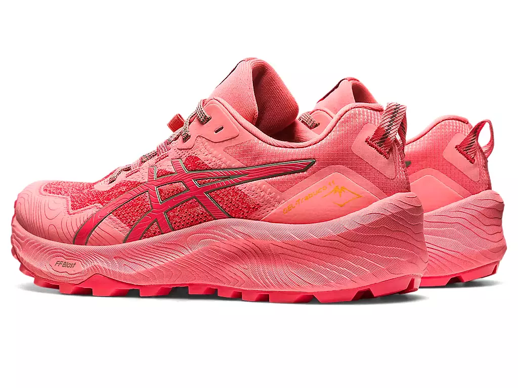 ASICS Women's GEL-TRABUCO 11 (Pink Grapefruit/Ivy)