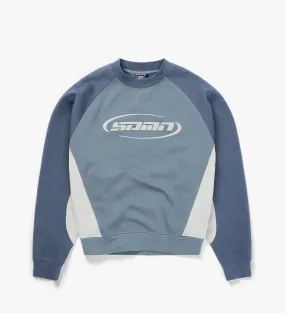 Astro Panel Sweater [Storm Blue/Mercury]