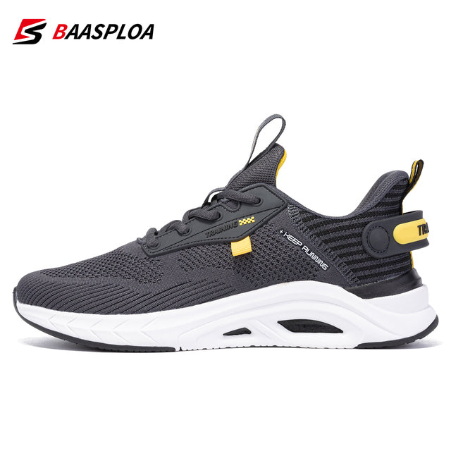 Baasploa 2022 New Men Knit Running Shoes