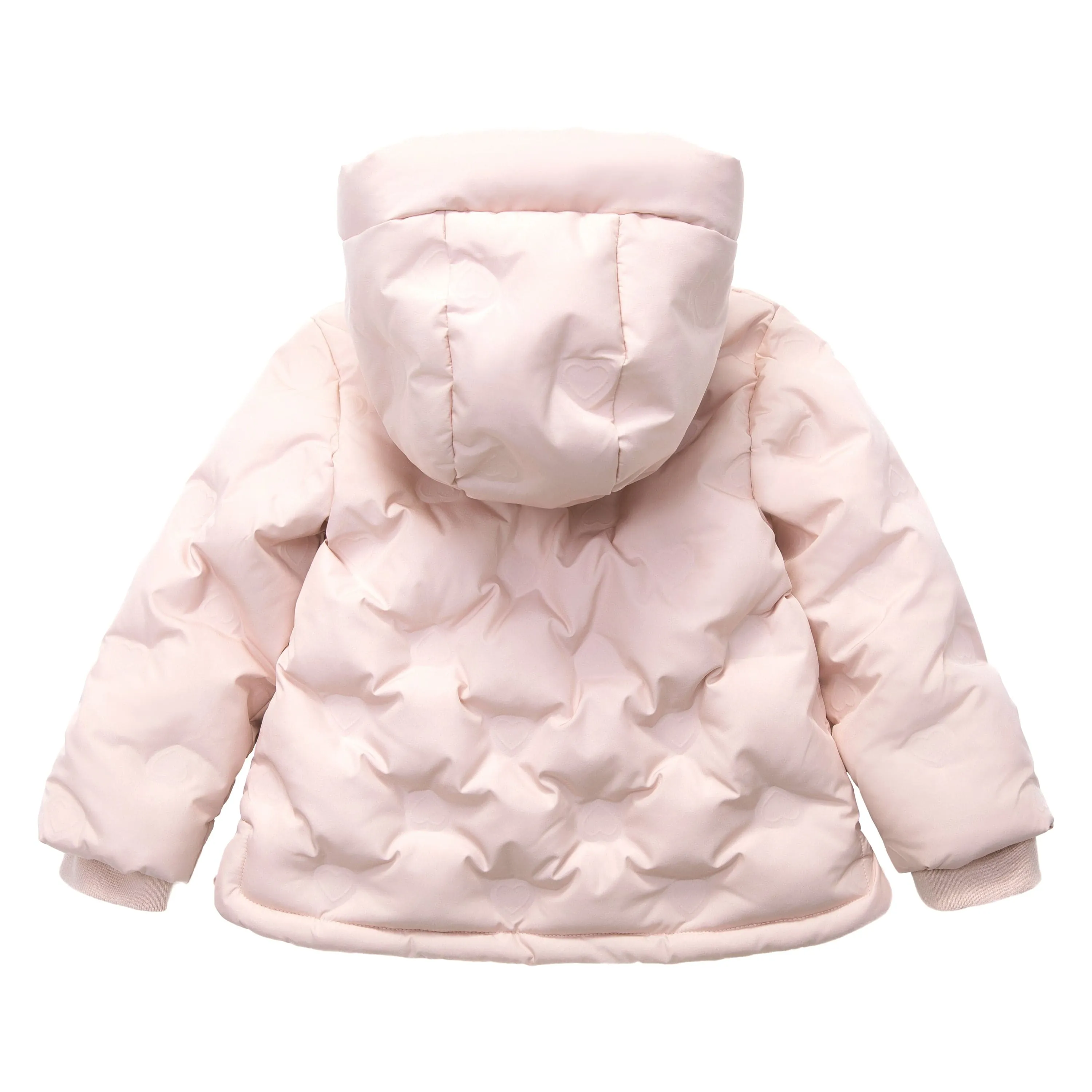 Baby Girls' Water-Resistant  Fleece Lined Heart Puffer Jacket for Newborn Infant Toddler (6-24M, 2T-5T)