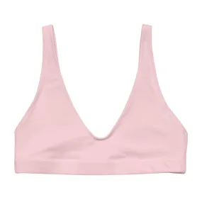 BELLA ECO PADDED BIKINI TOP | BLUSH PINK