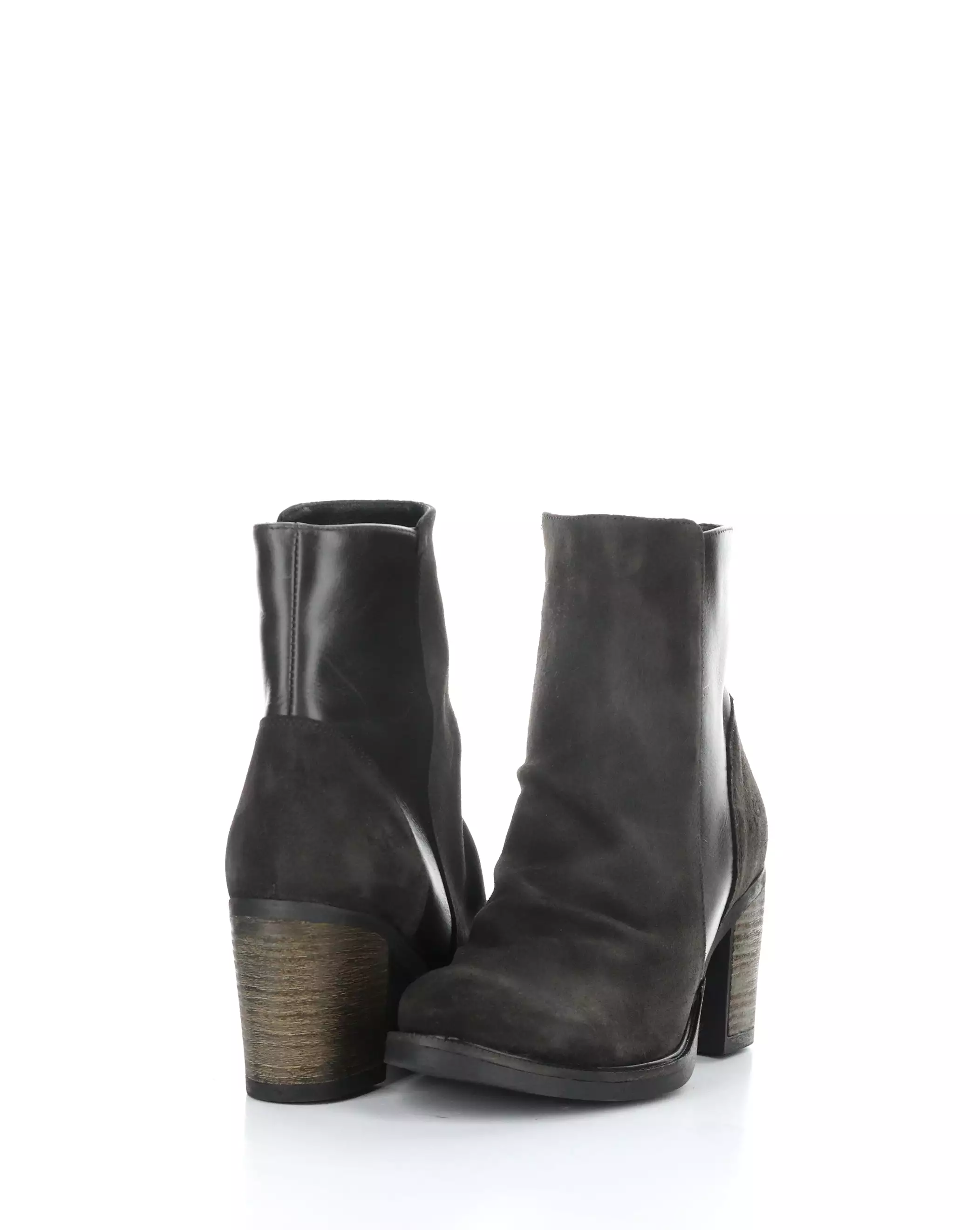 BIBOS GREY Round Toe Boots