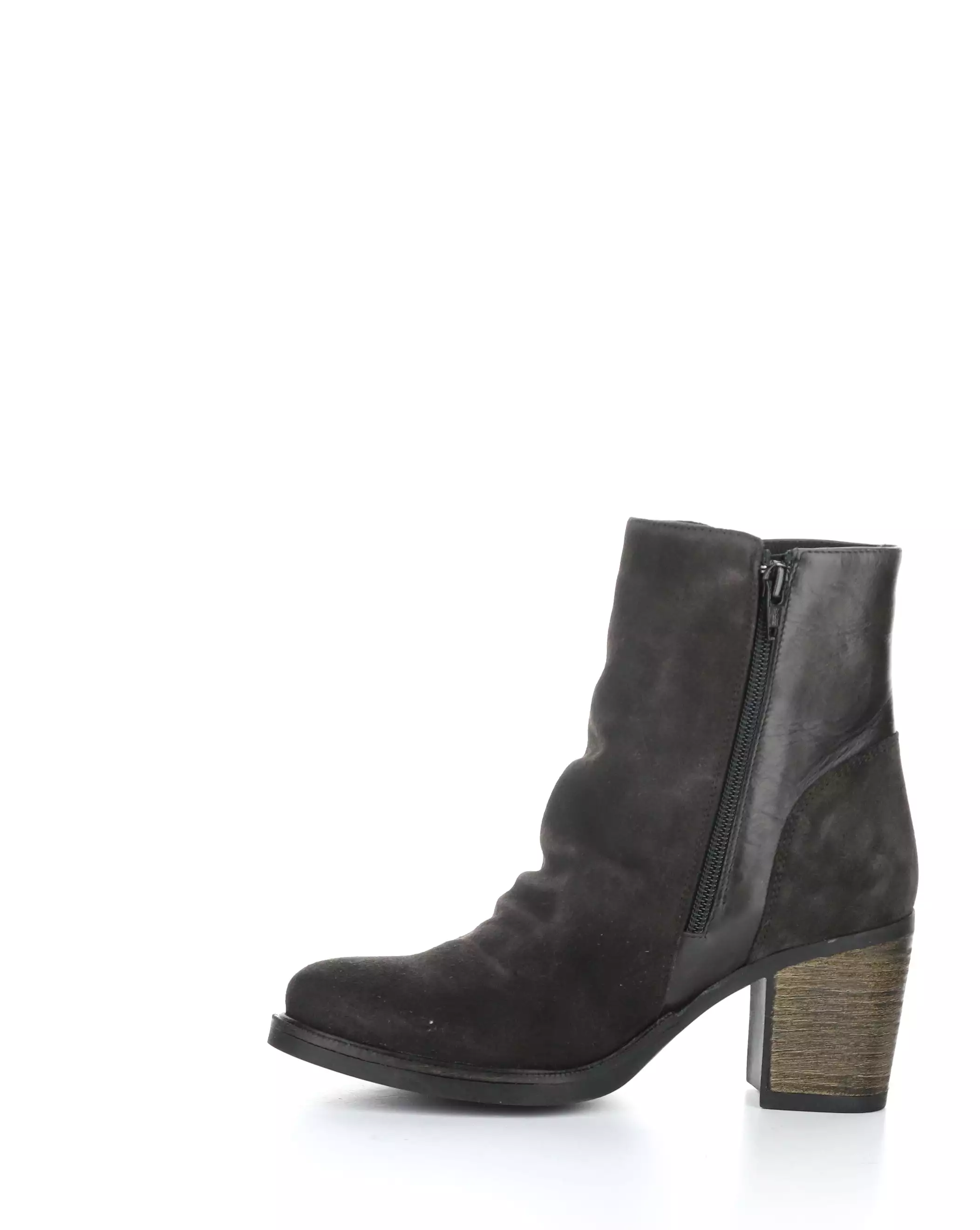 BIBOS GREY Round Toe Boots