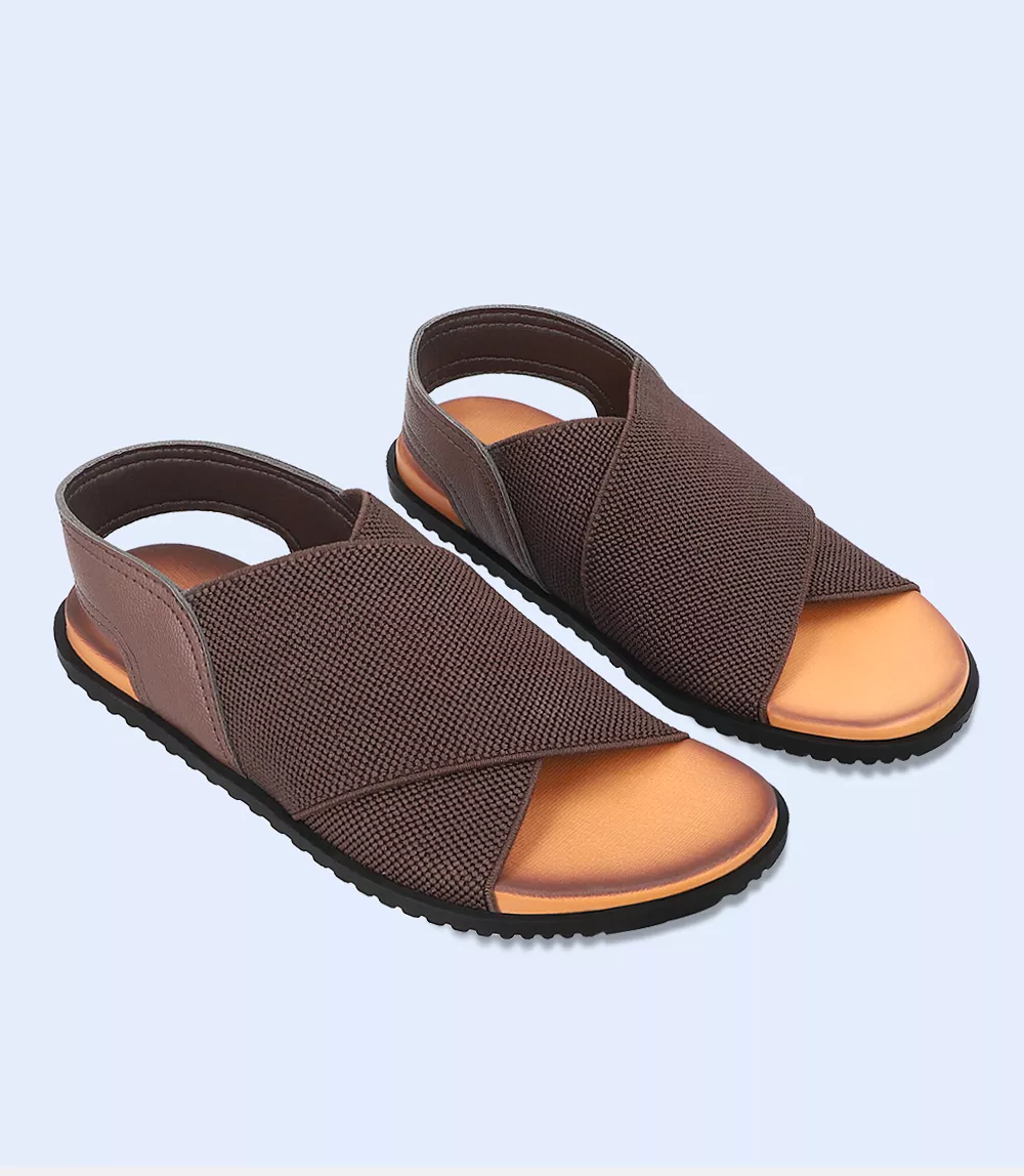 BM4836-BROWN-Men Sandals