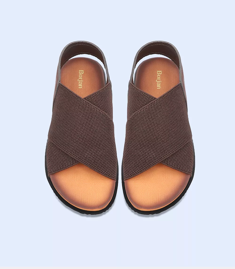 BM4836-BROWN-Men Sandals