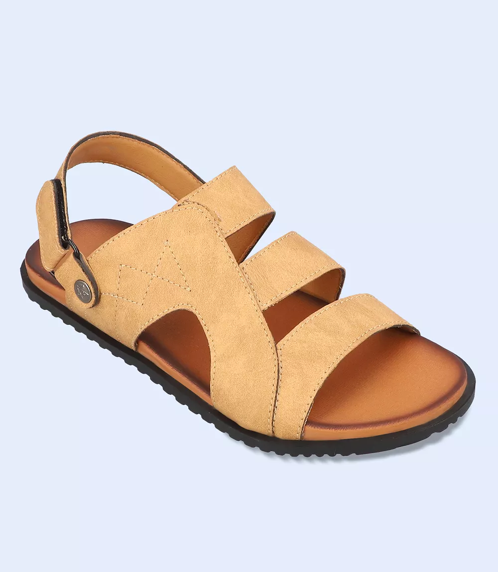 BM4837-BEIGE-Men Sandals