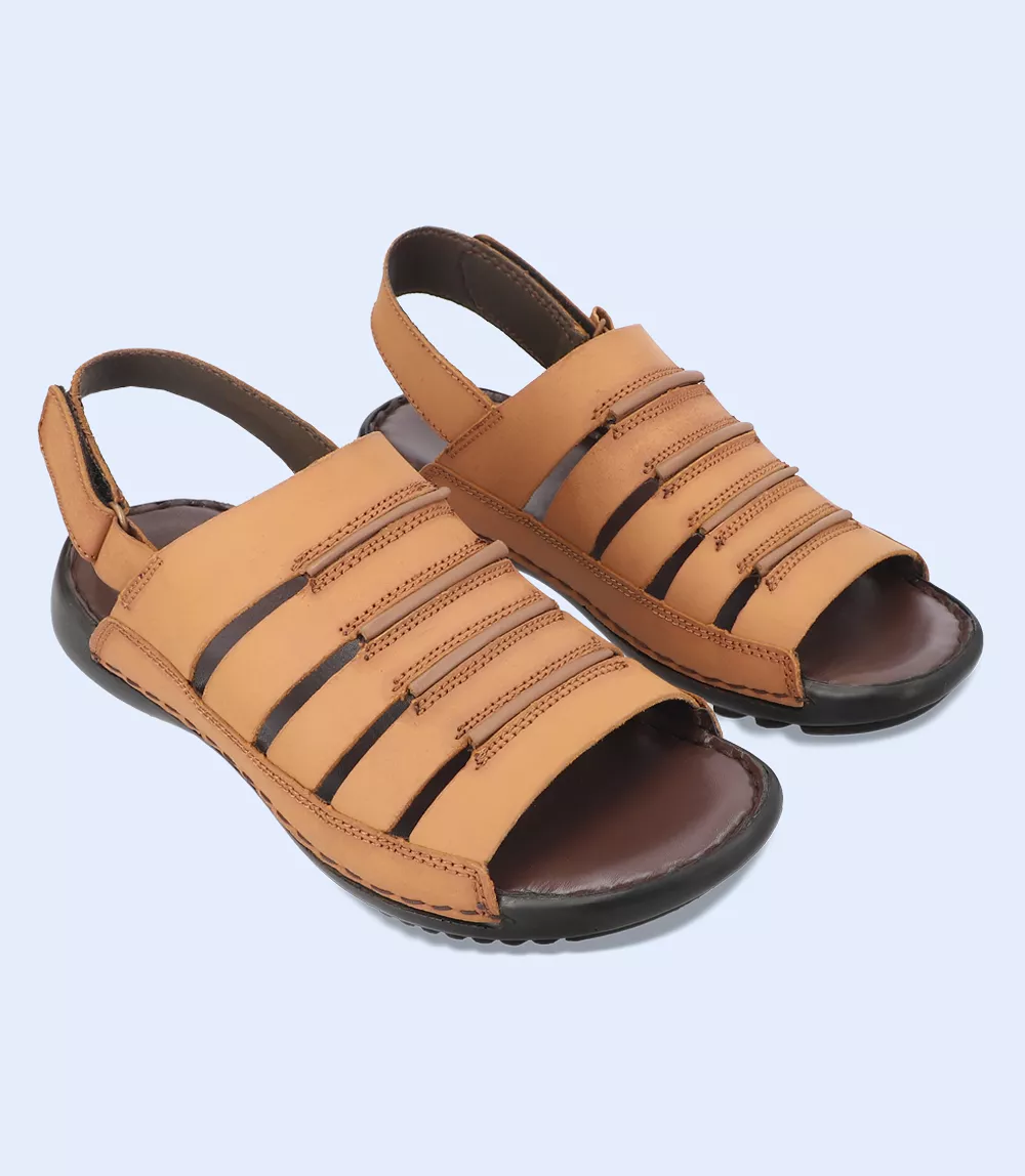 BM5492-MUSTARD-Men Sandals