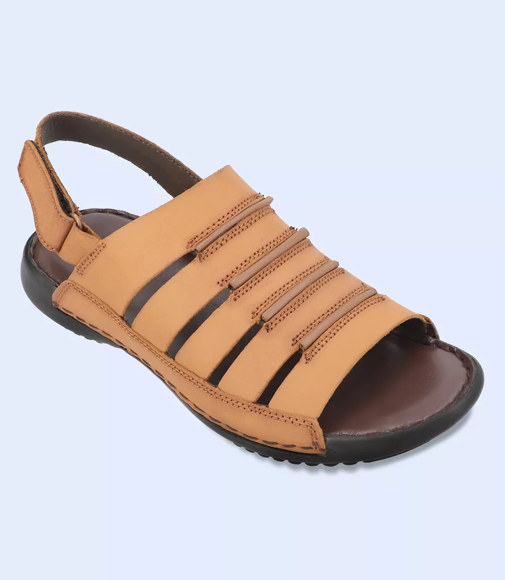 BM5492-MUSTARD-Men Sandals