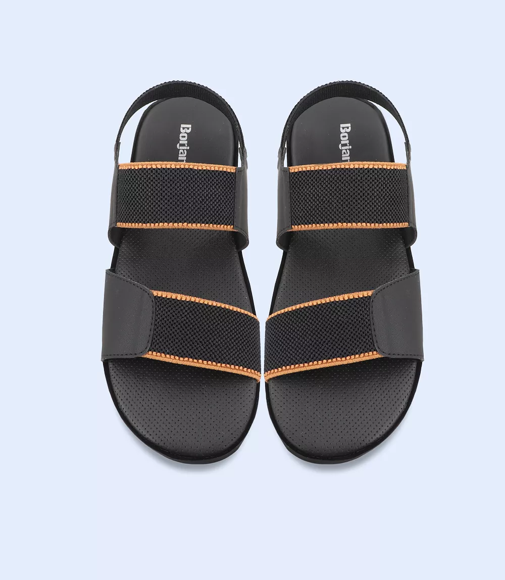 BM5715-BLACK-Men Sandals