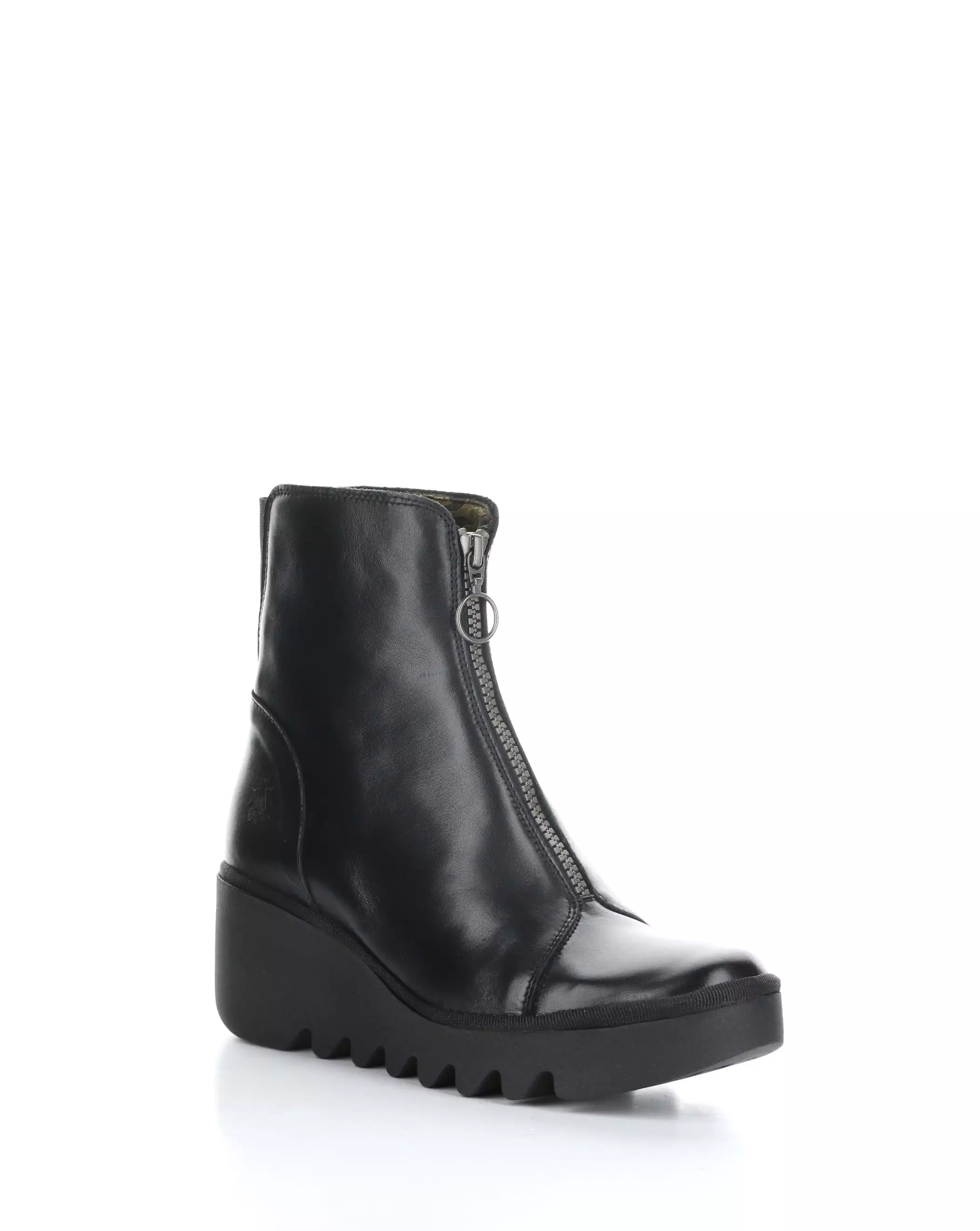 BOCE457FLY 000 BLACK Round Toe Boots