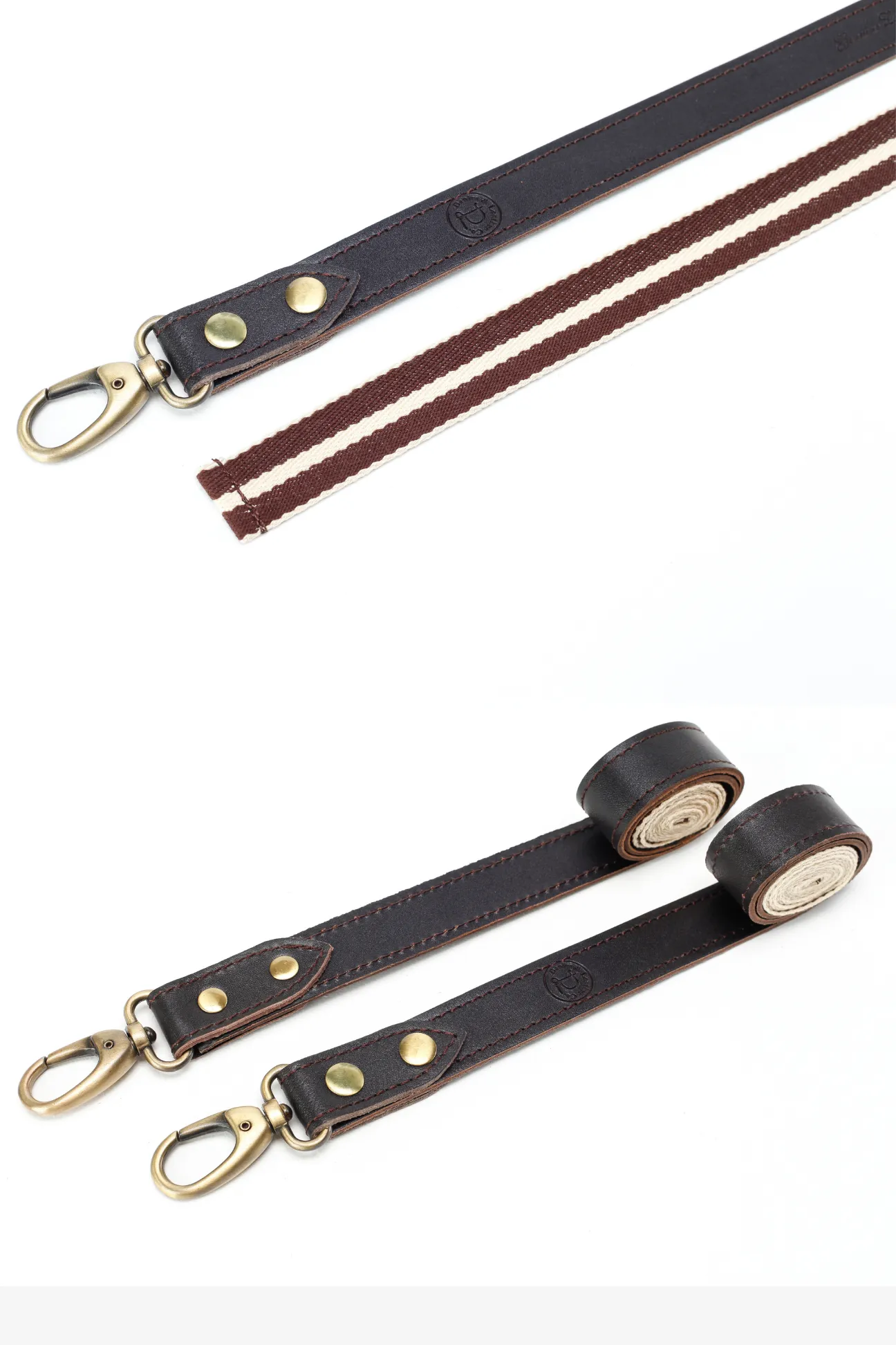 Bondi Chocolate brown / Chocolate Brown leather dual tone