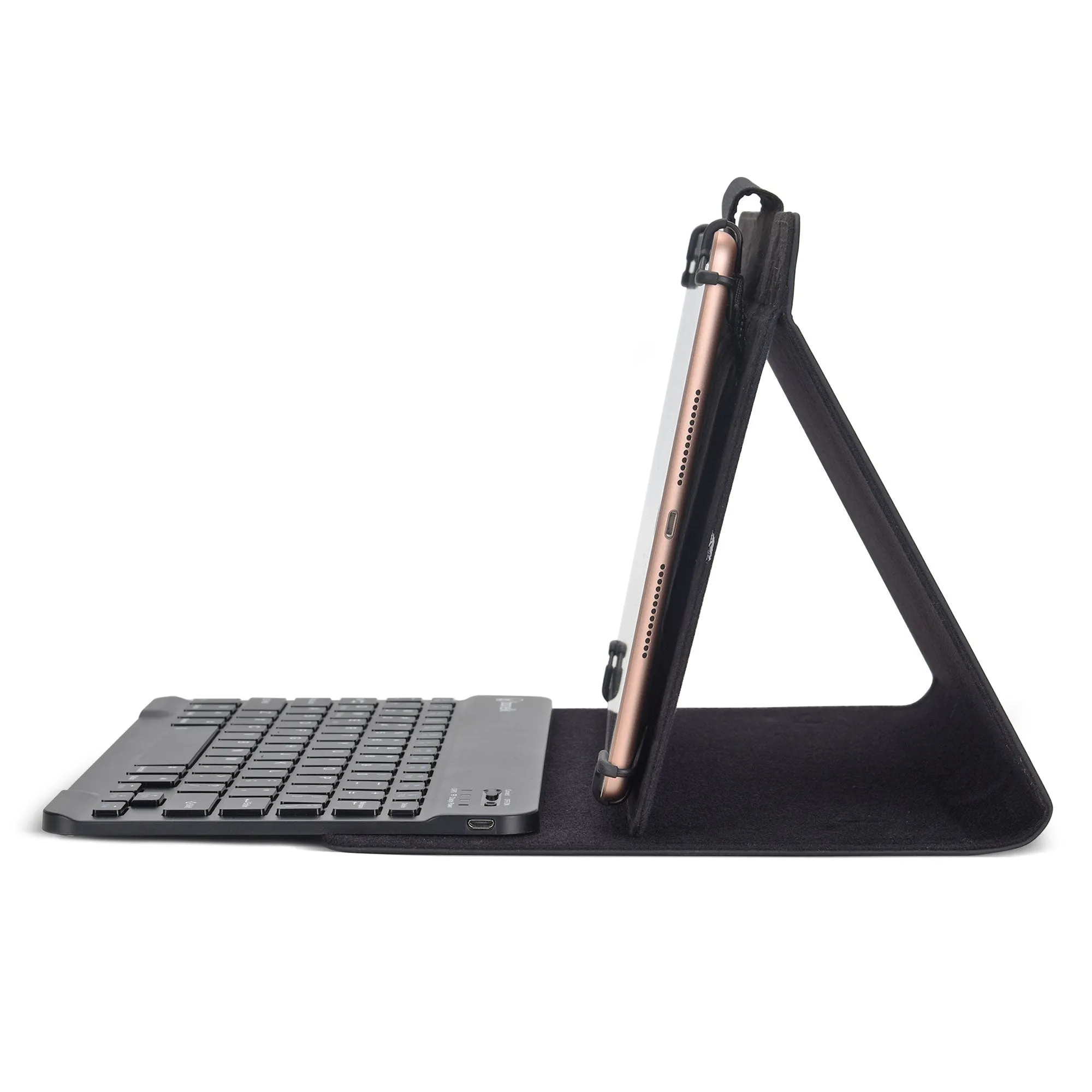 Bonelk Universal Keyboard Folio for Tablets 9-11 (Black)