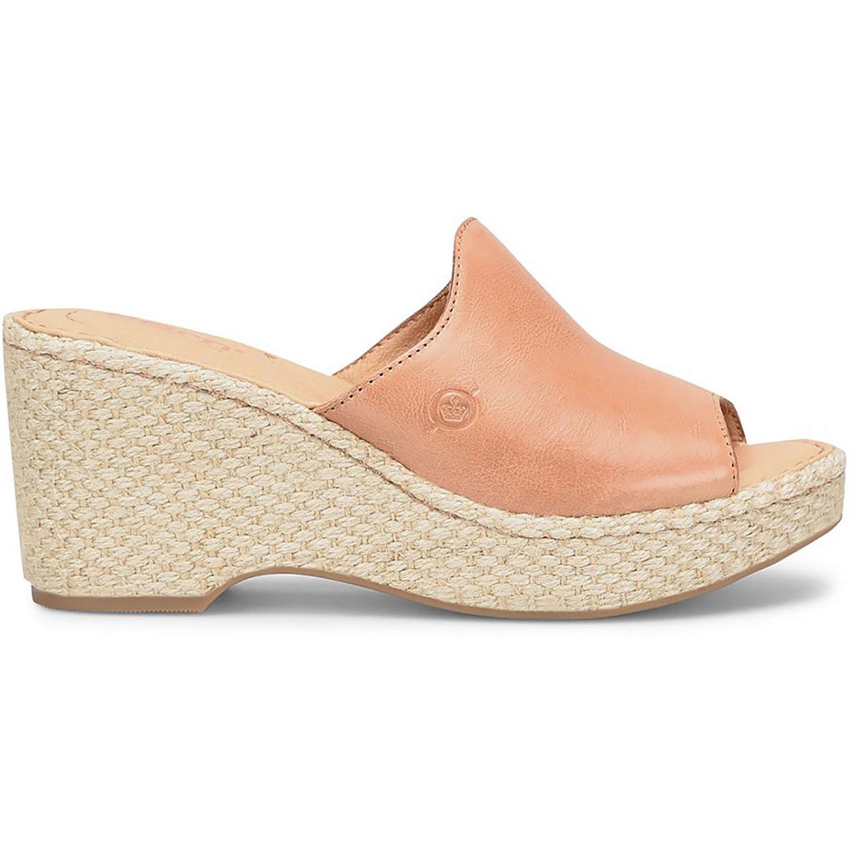 Born Womens Lilah Comfort Insole Woven Wedge Sandals