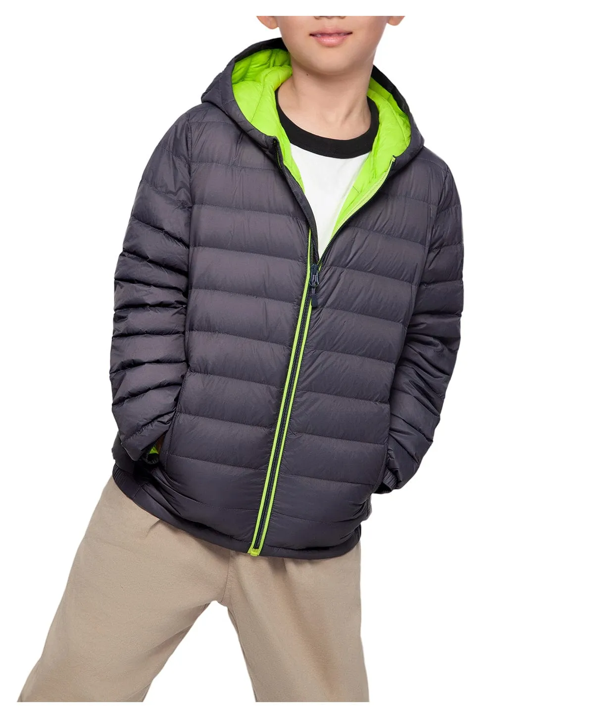 Boys' New Ultra Light Packable Down Puffer Jacket