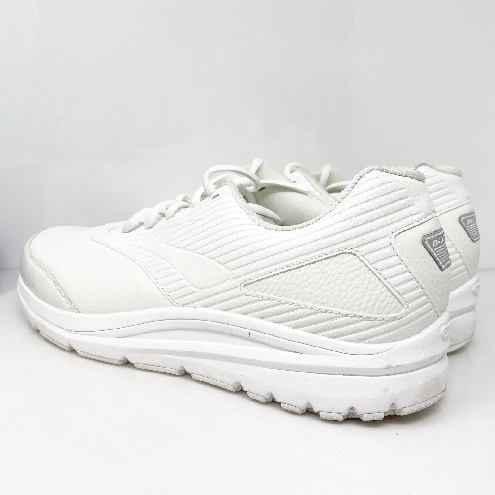 Brooks Mens Addiction Walker 2 1103181D142 White Casual Shoes Sneakers Size 14 D