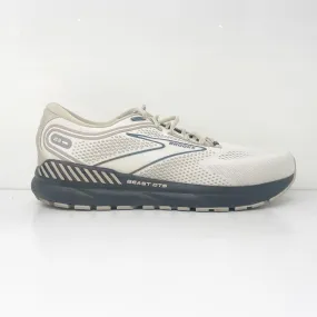 Brooks Mens Beast GTS 23 1104011D216 White Running Shoes Sneakers Size 13 D