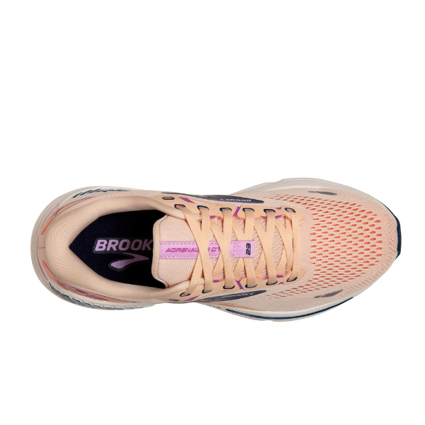 Brooks Women's Adrenaline GTS 23 Apricot/Estate Blue/Orchid