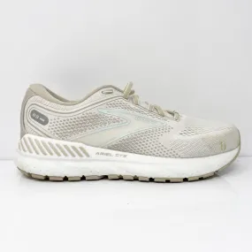 Brooks Womens Ariel GTS 23 1203901D227 White Running Shoes Sneakers Size 7 D