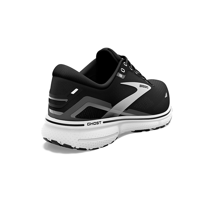 Brook's Women's Ghost 15 Wide Black/White