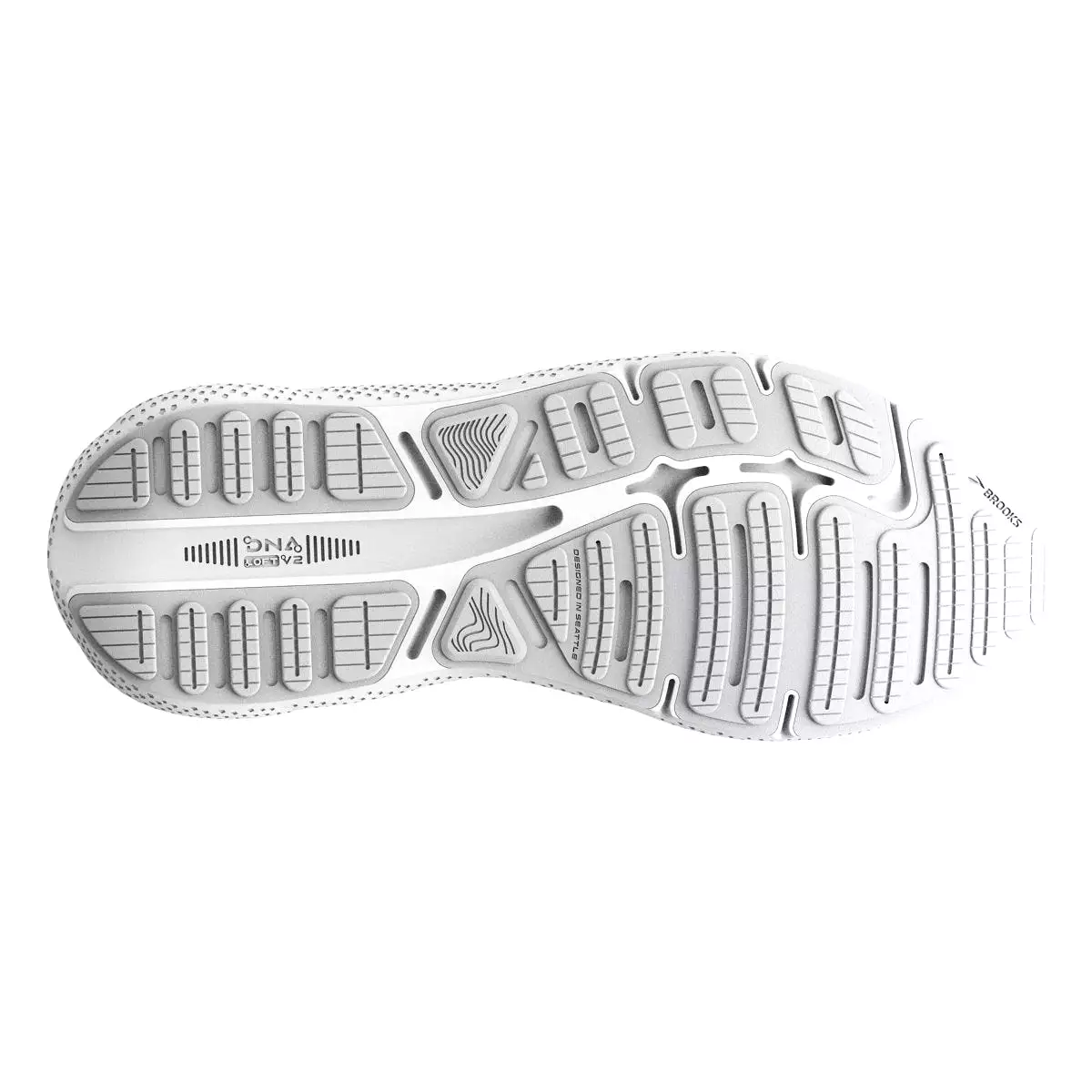 Brooks Women's Ghost Max White/Oyster/Silver