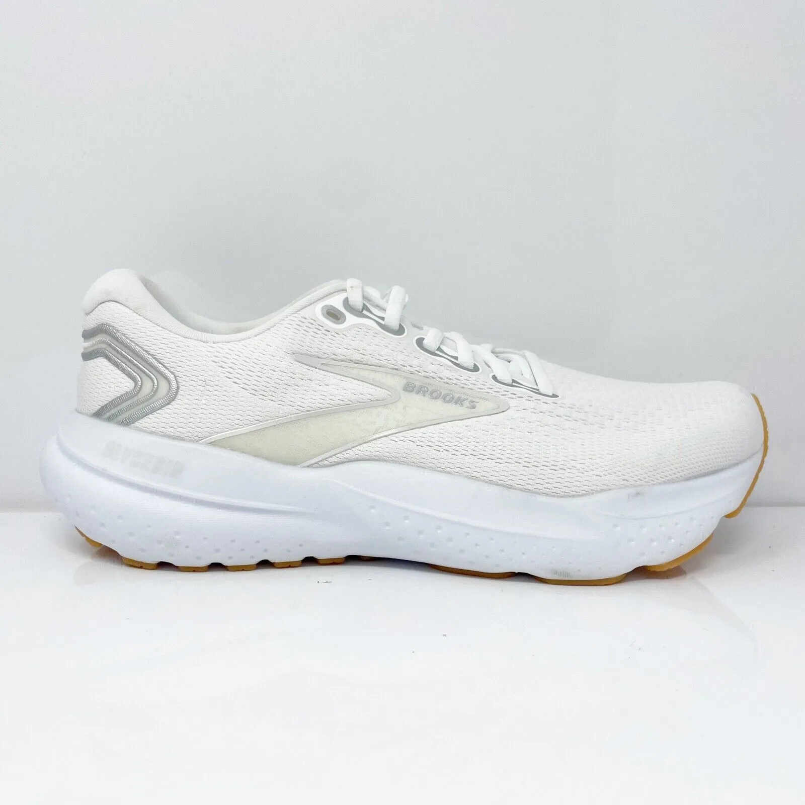 Brooks Womens Glycerin 21 1204081B114 White Running Shoes Sneakers Size 9.5 B